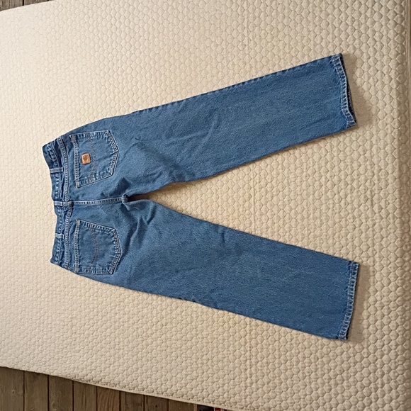 Carhartt Men's 32 X 28 Straight Relaxed Fit Blue Jeans ( Tag Size 34x30) B230 - Picture 5 of 5